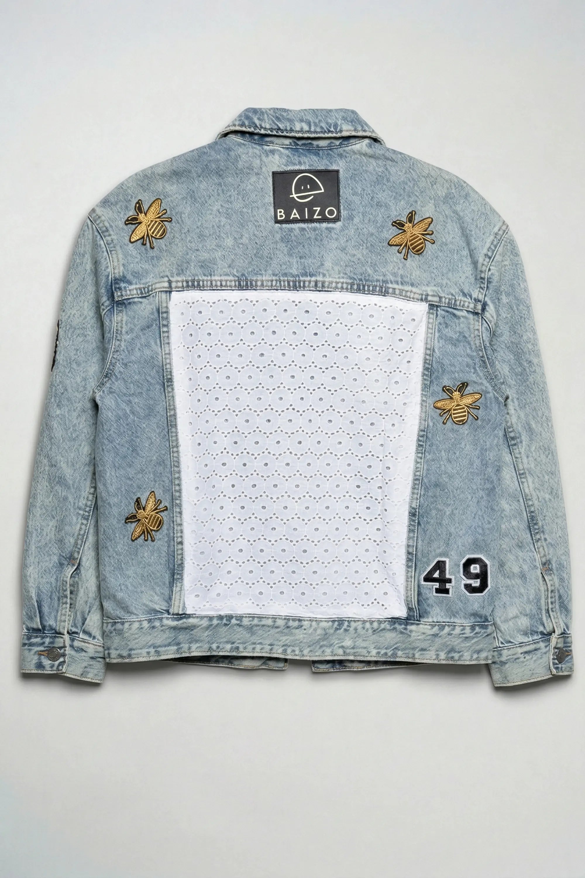 Jeansjacke Golden Bloom