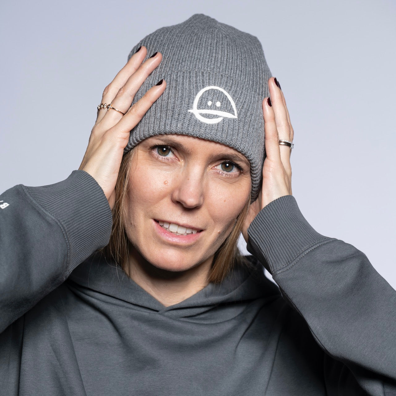 BAIZO Basic - Beanie grau