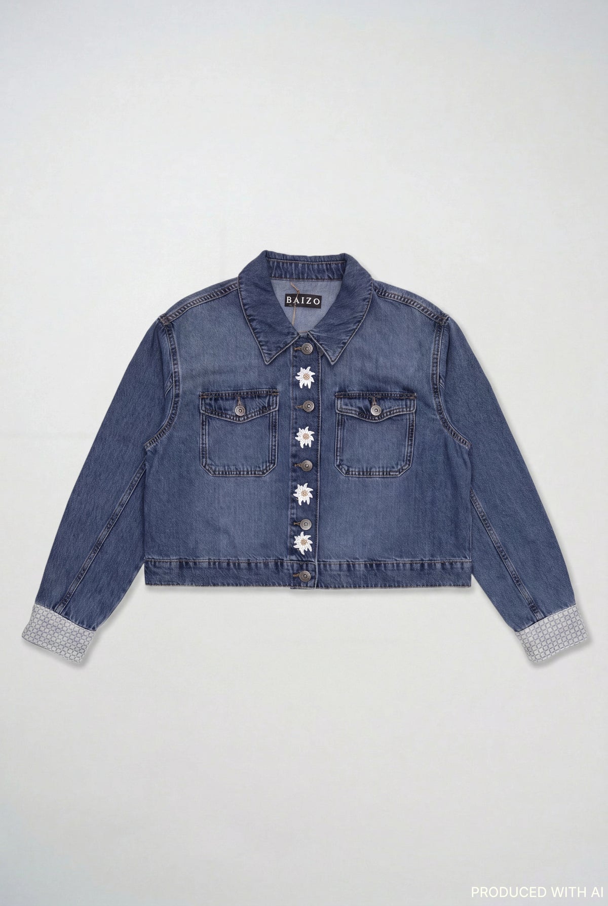 Jeansjacke Trachtenliebe