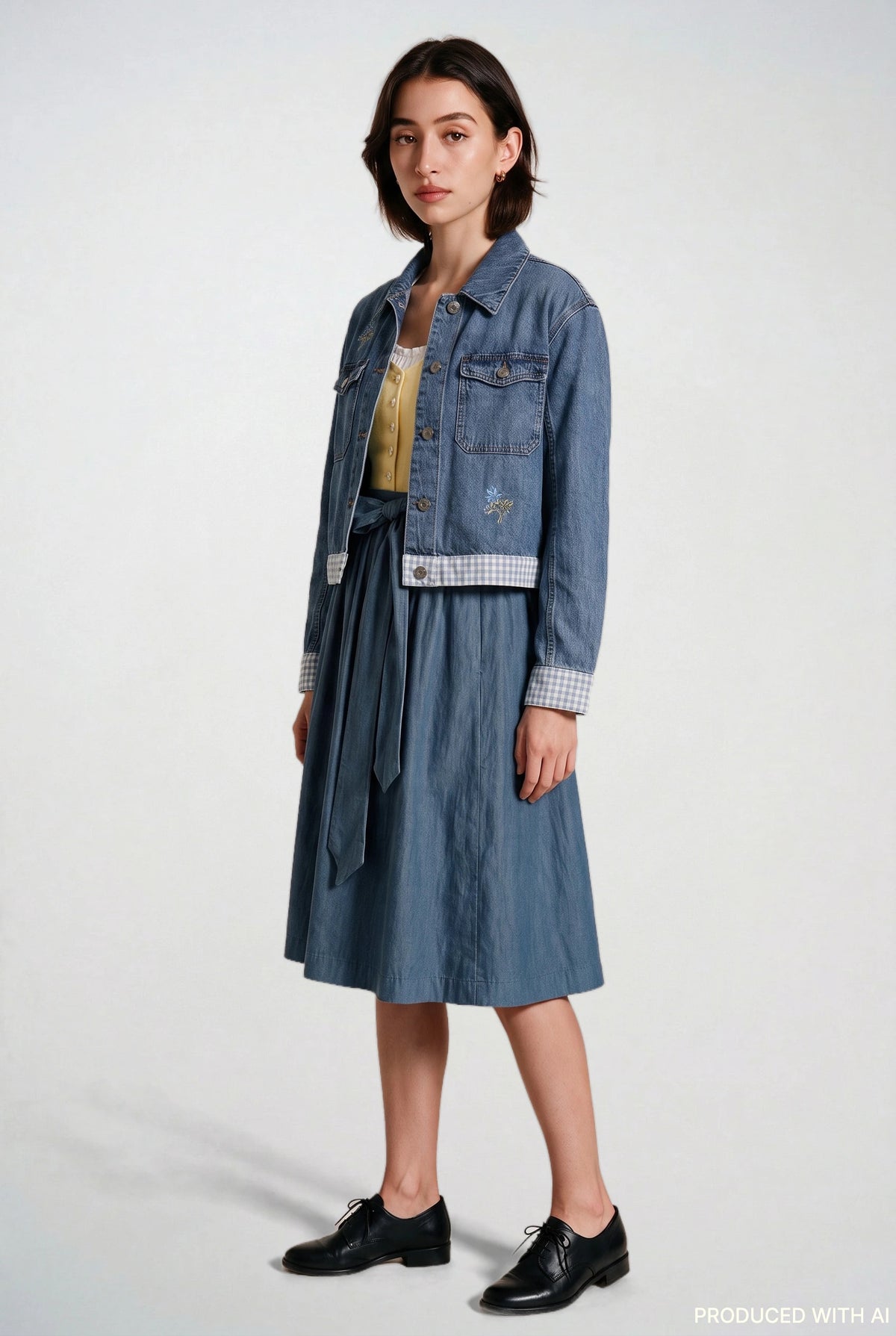 Jeansjacke Dirndl Match