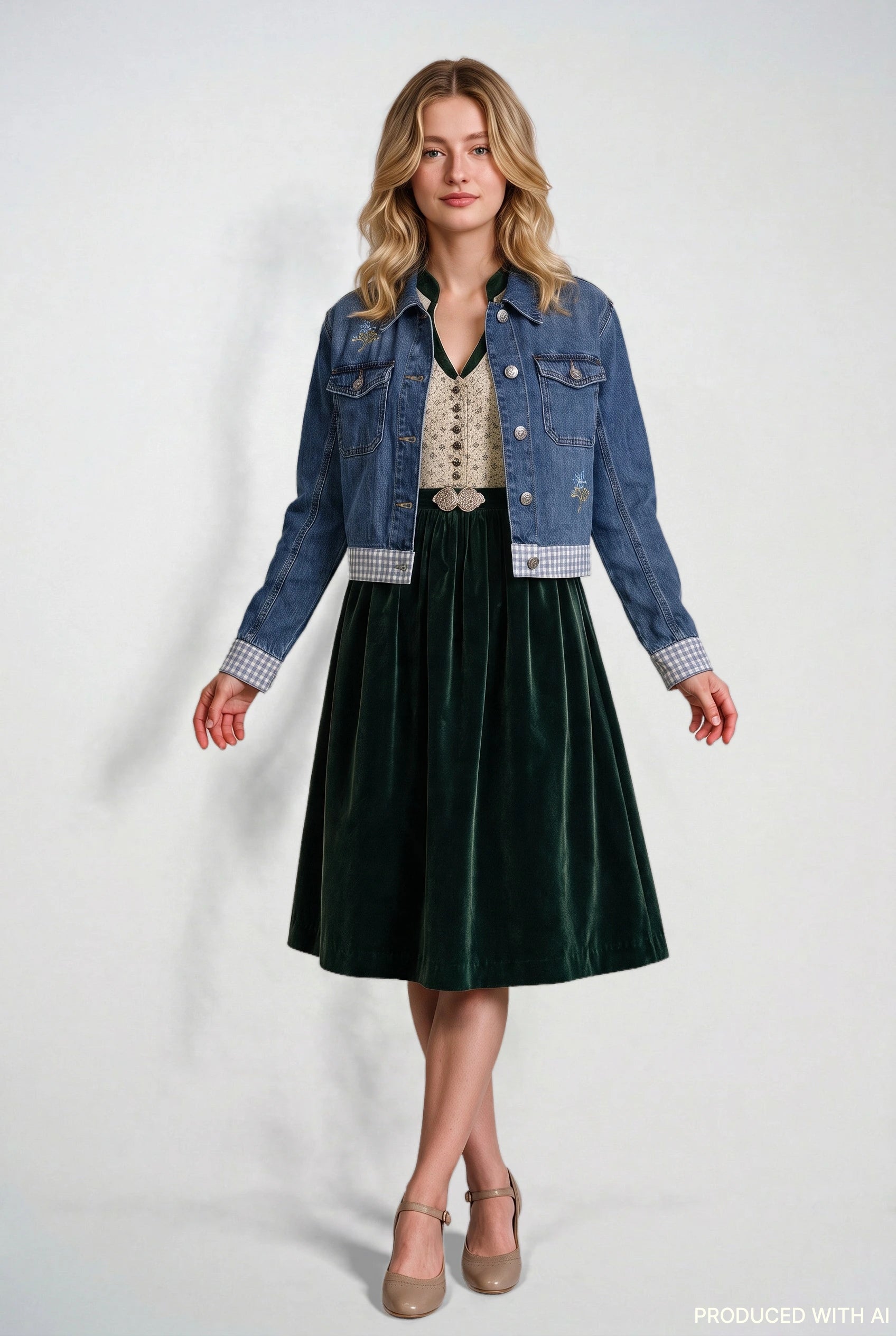 Jeansjacke Dirndl Darling