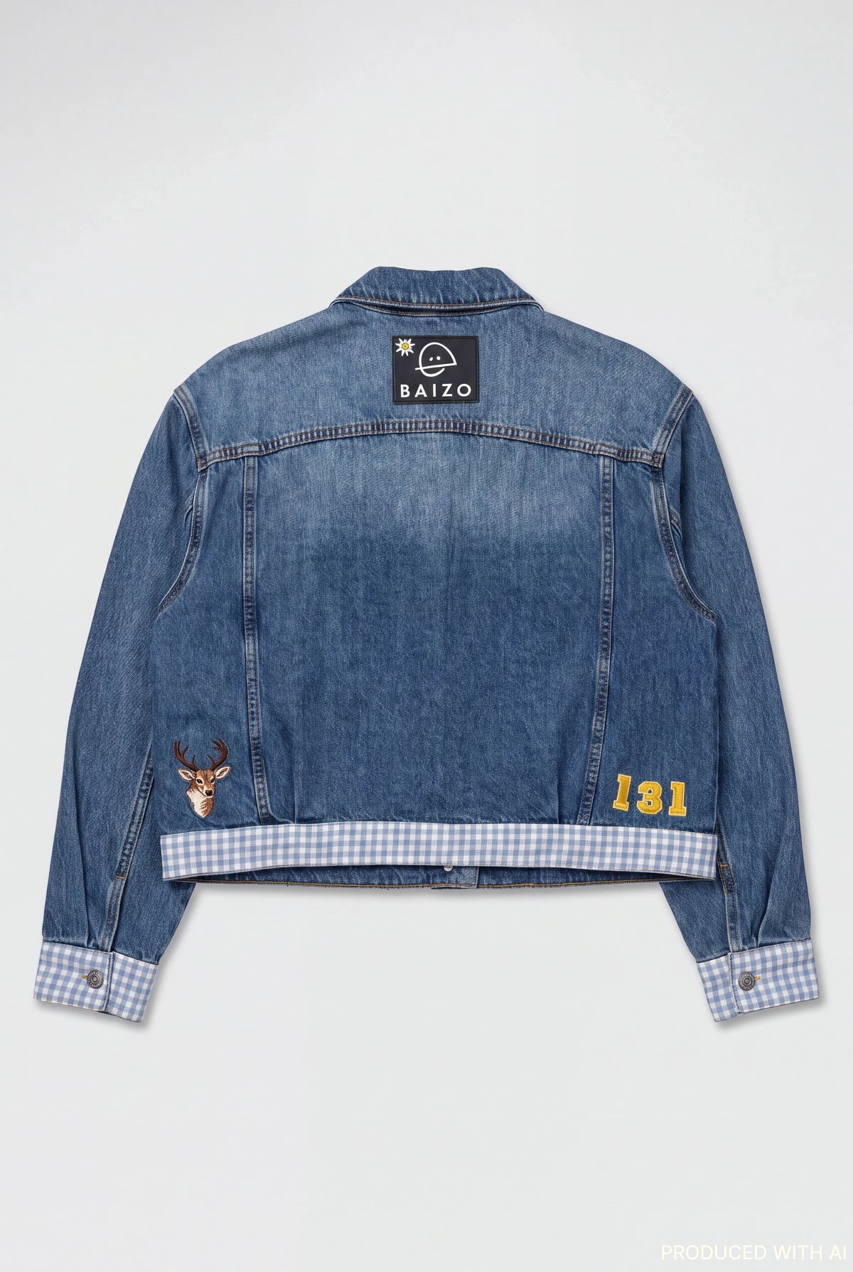 Jeansjacke Wiesn Edition