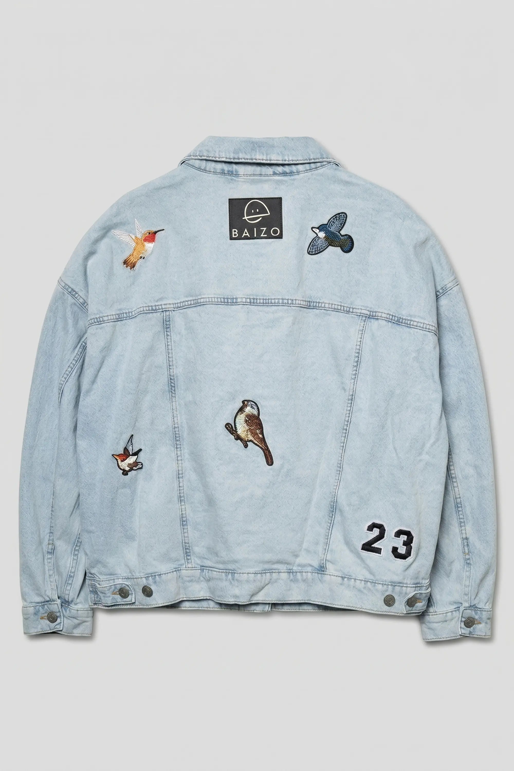 Jeansjacke Bird Glow