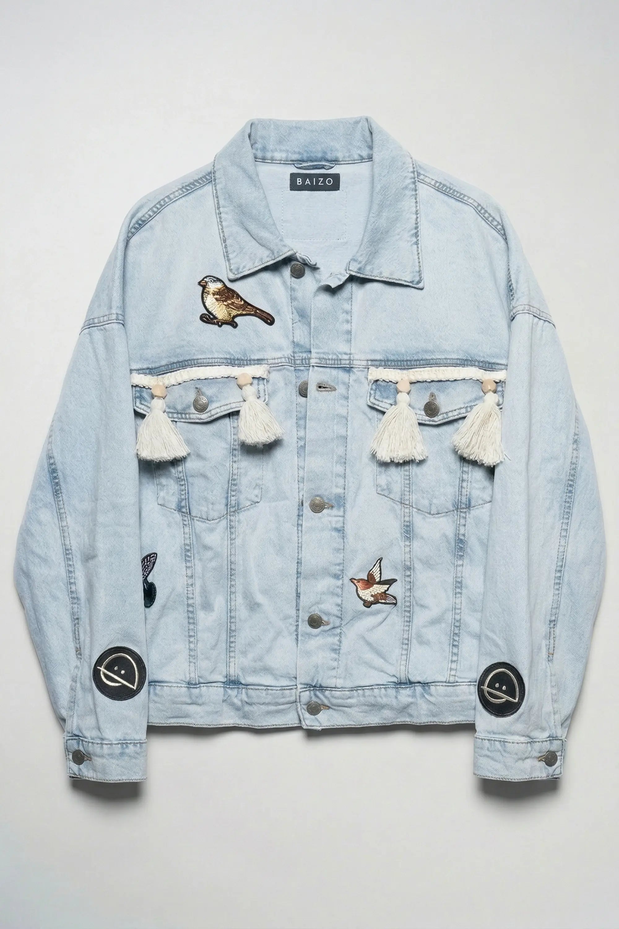 Jeansjacke Bird Glow