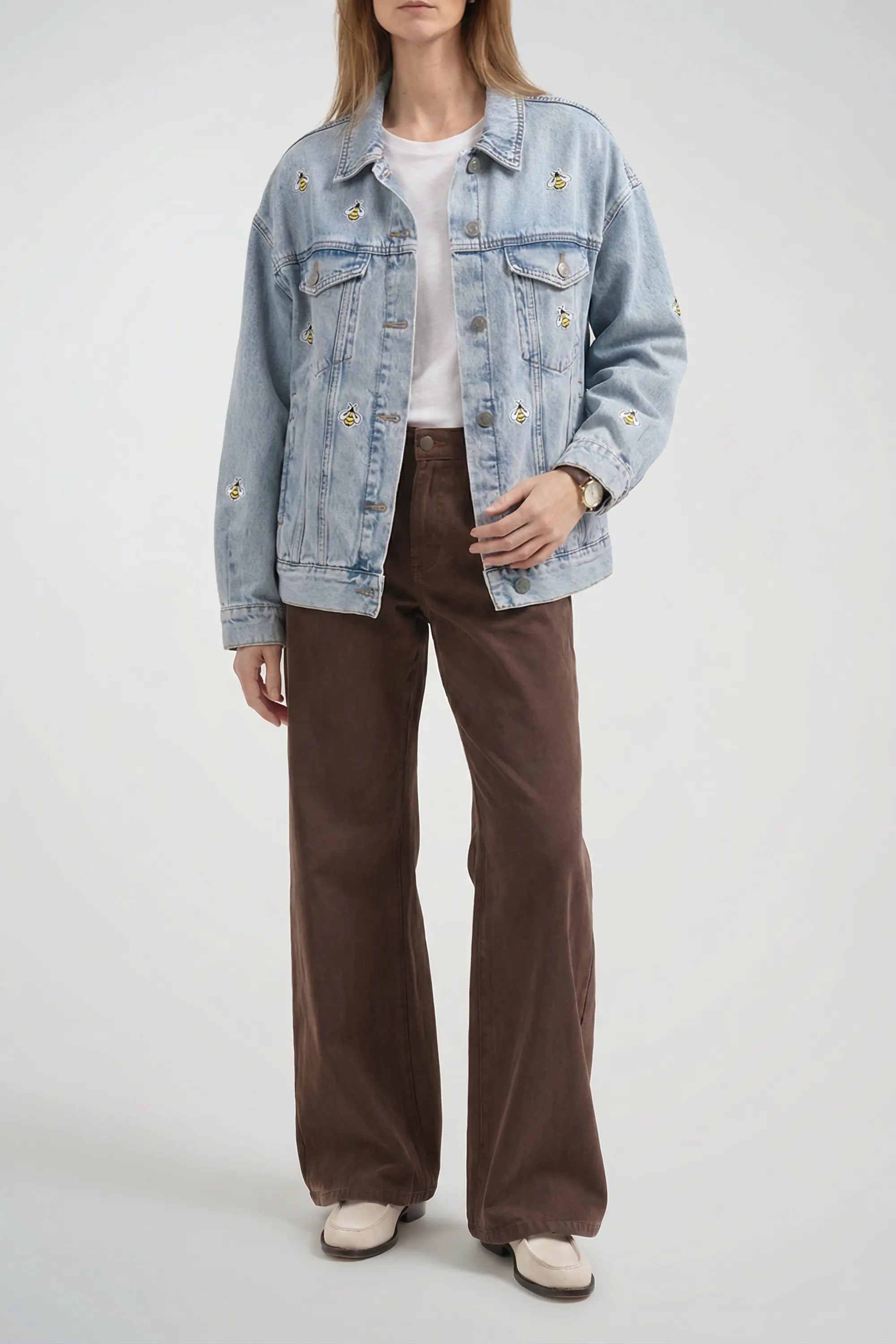 Jeansjacke Bee Happy