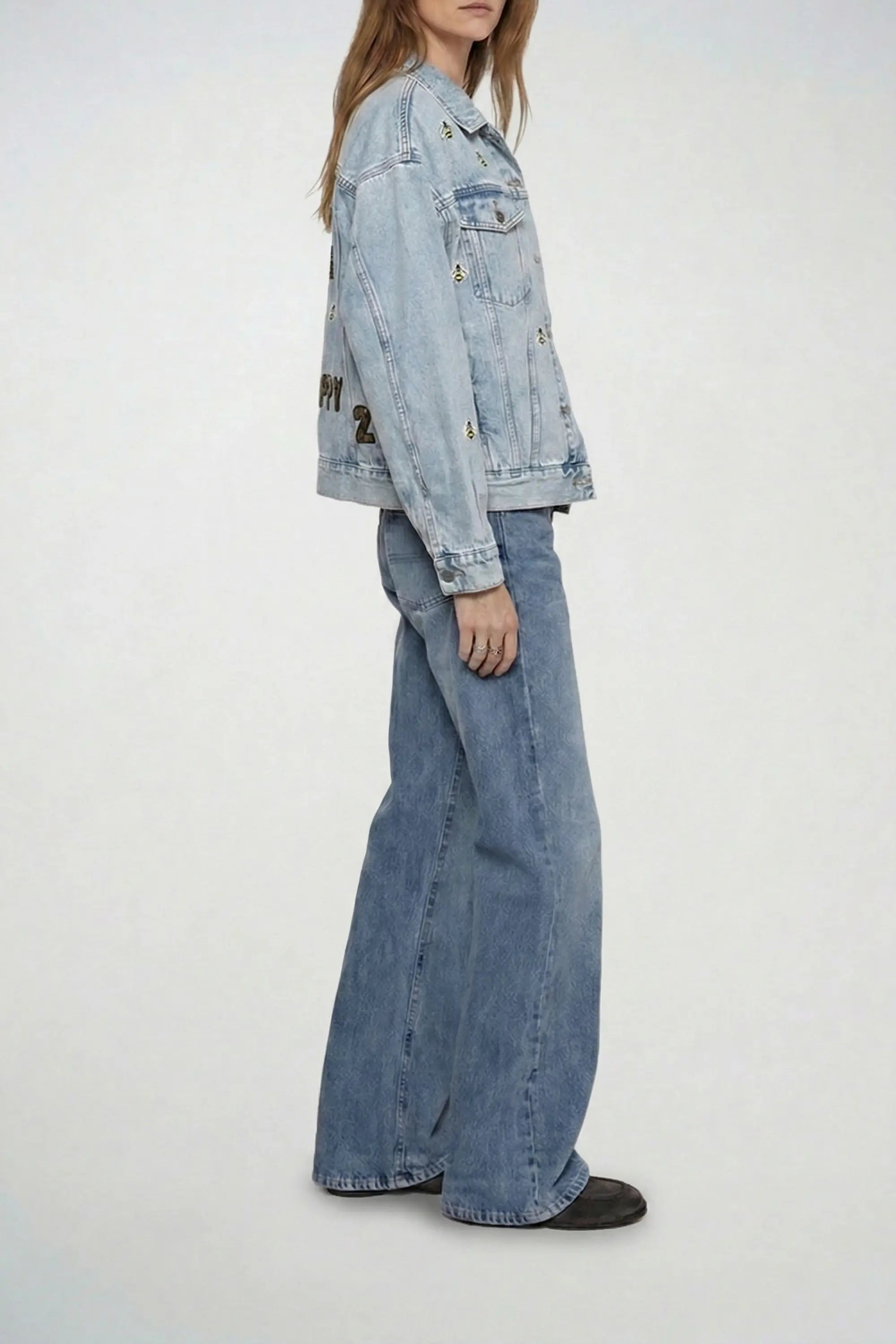 Jeansjacke Bee Happy