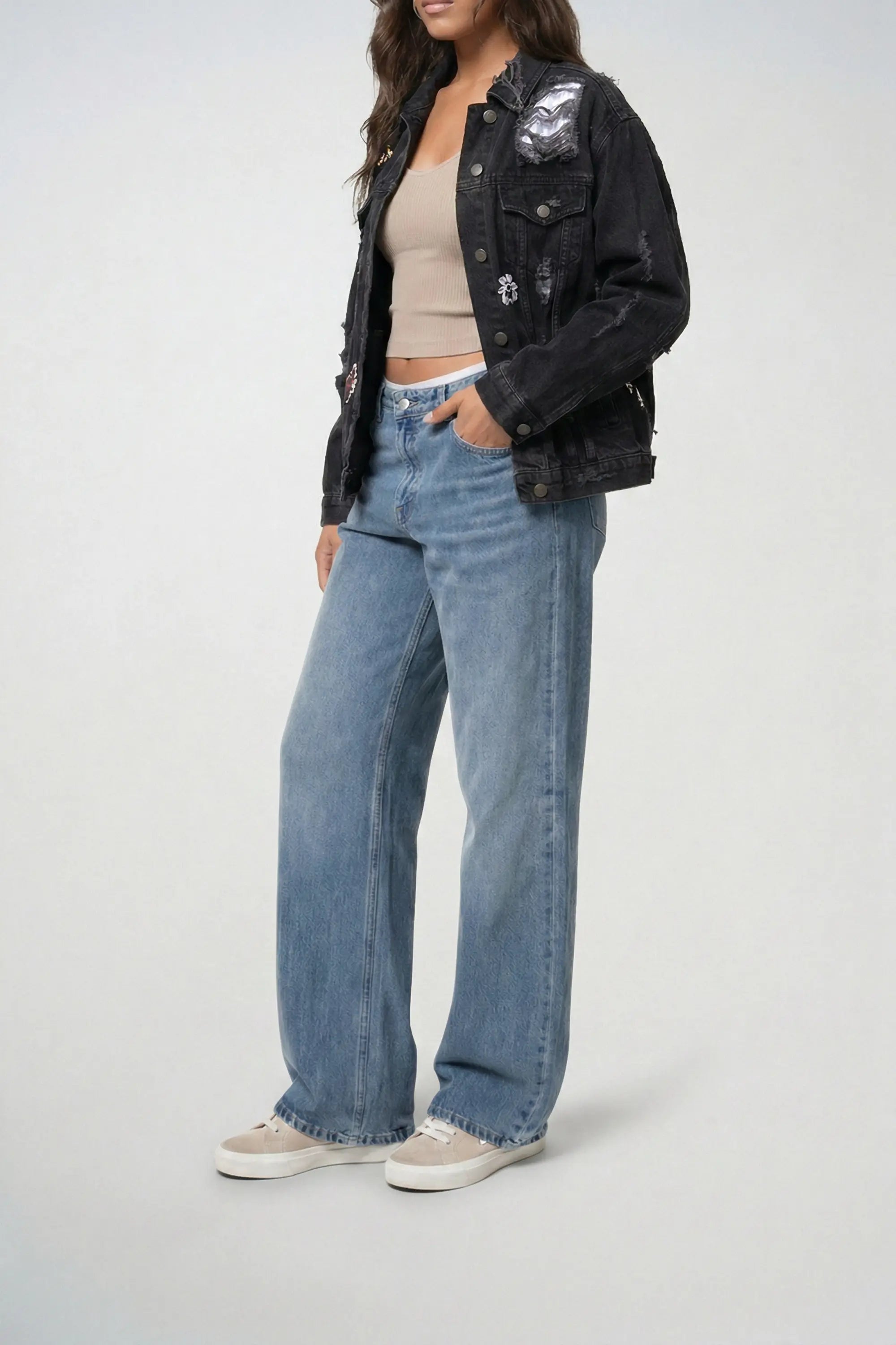 Jeansjacke Midnight Romance