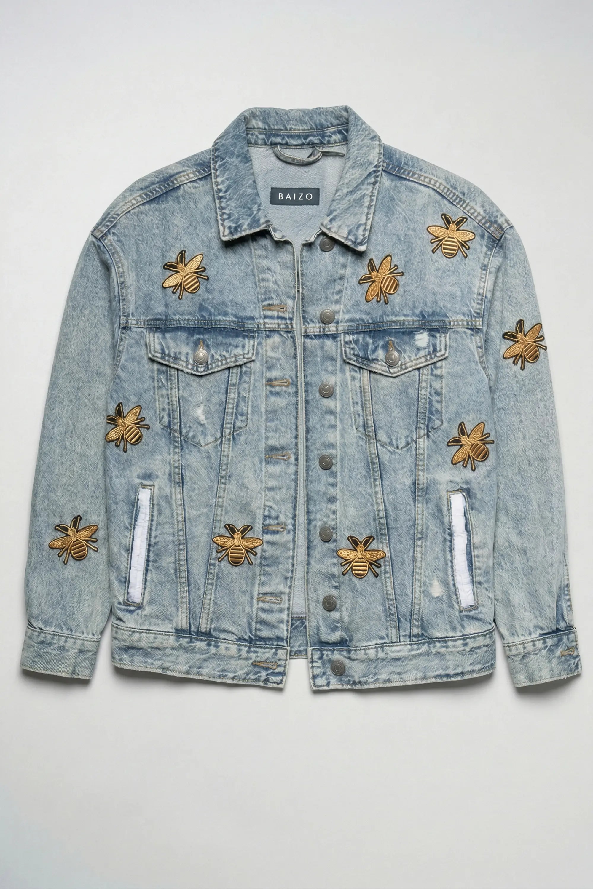 Jeansjacke Golden Bloom