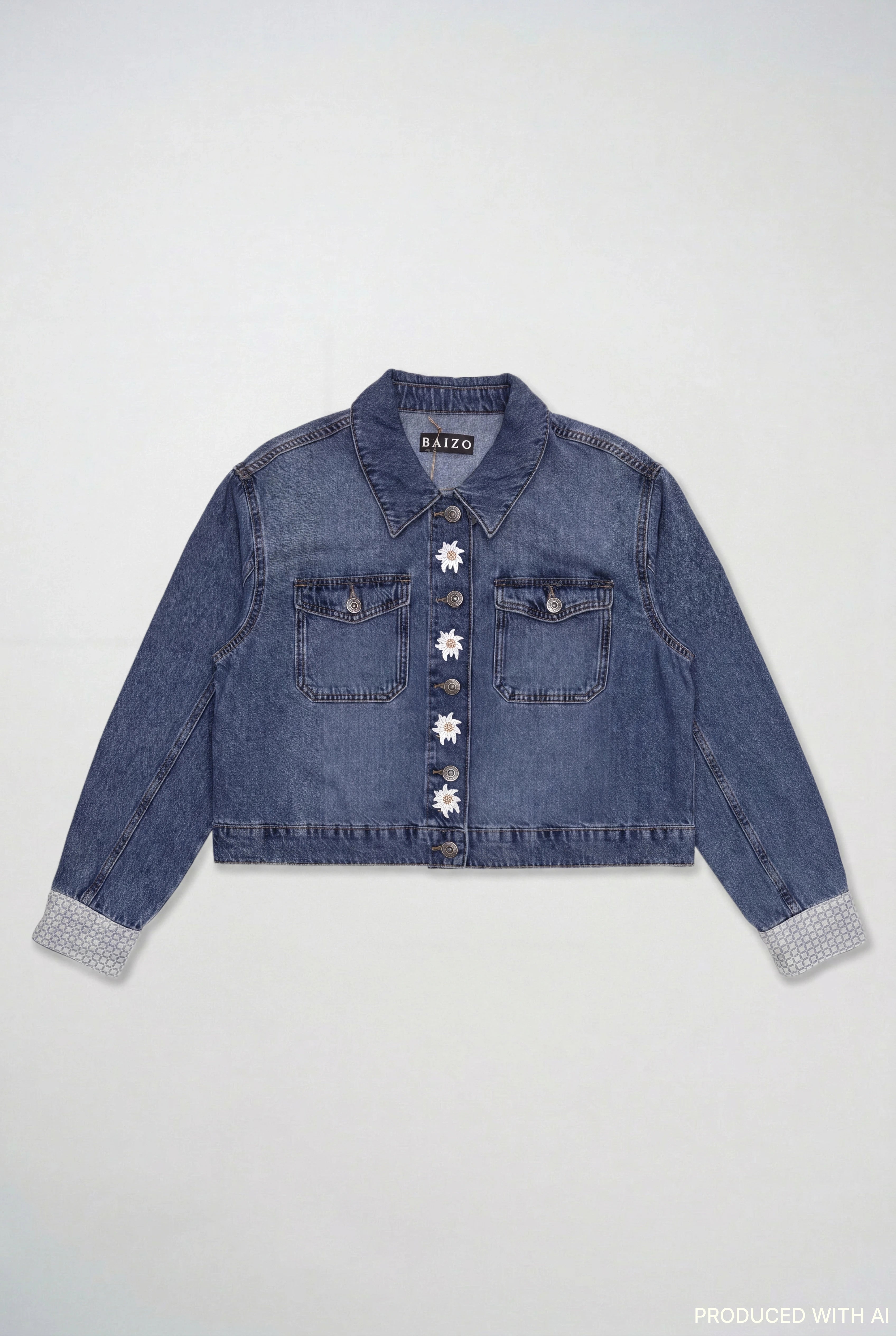 Jeansjacke Trachtenliebe