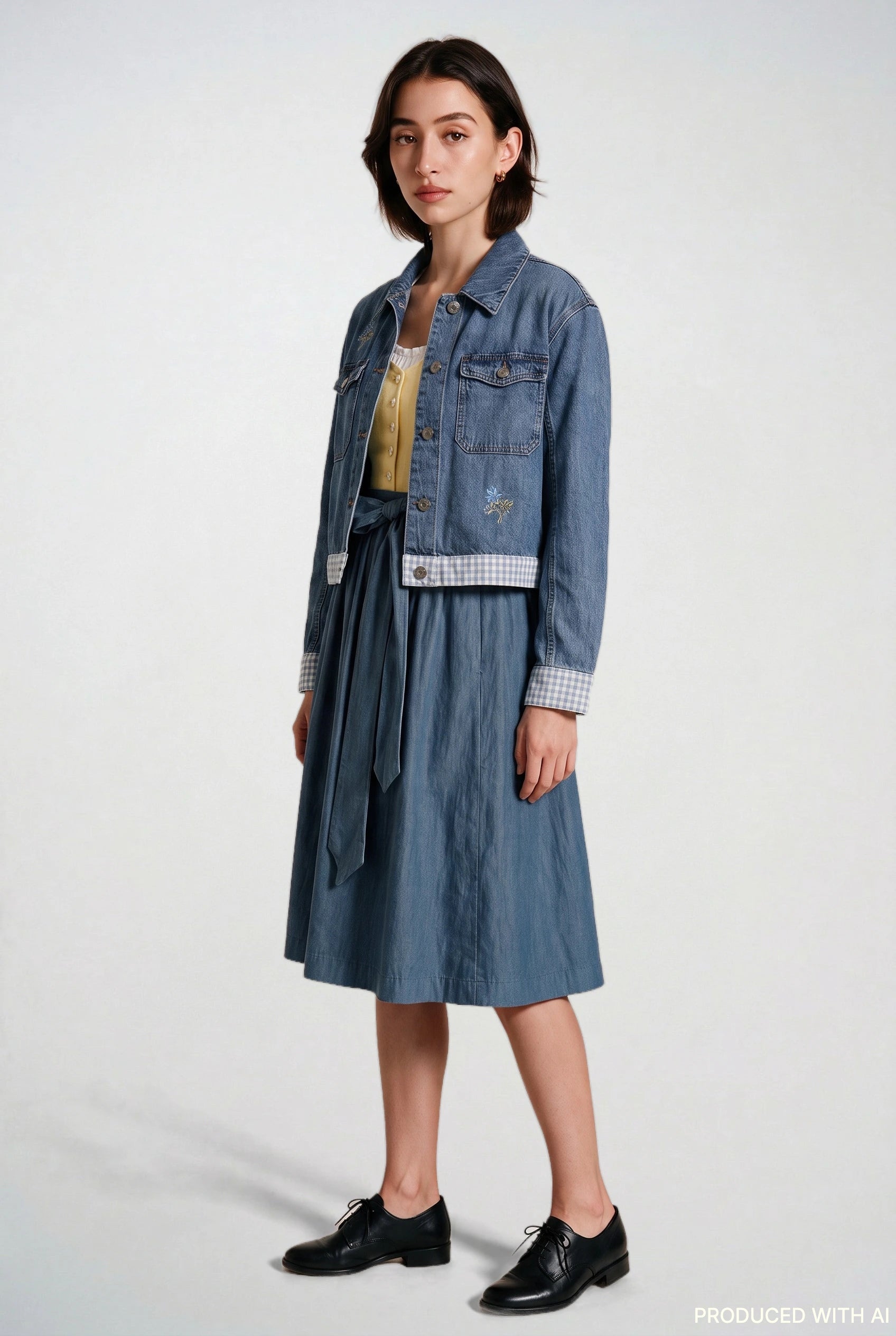 Jeansjacke Dirndl Match