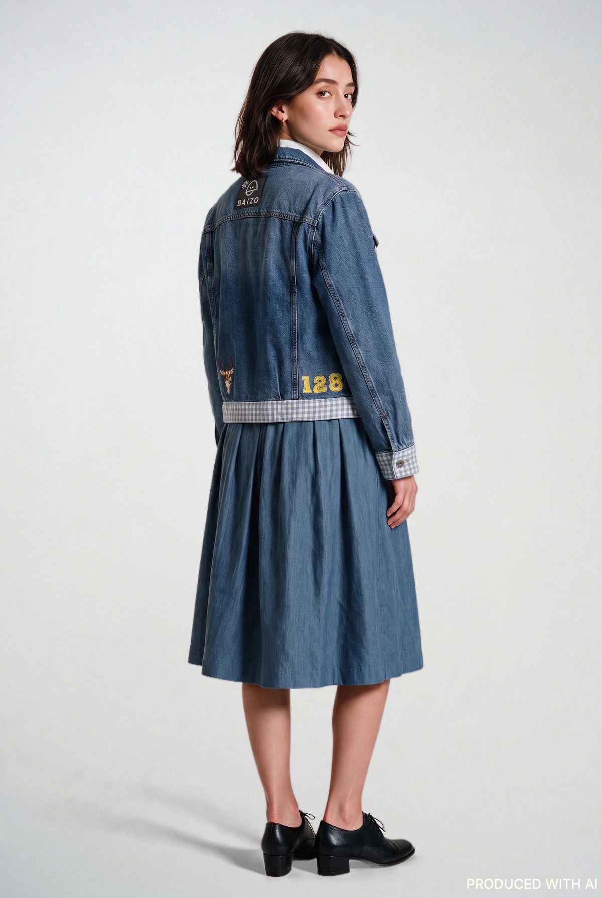 Jeansjacke Dirndl Match