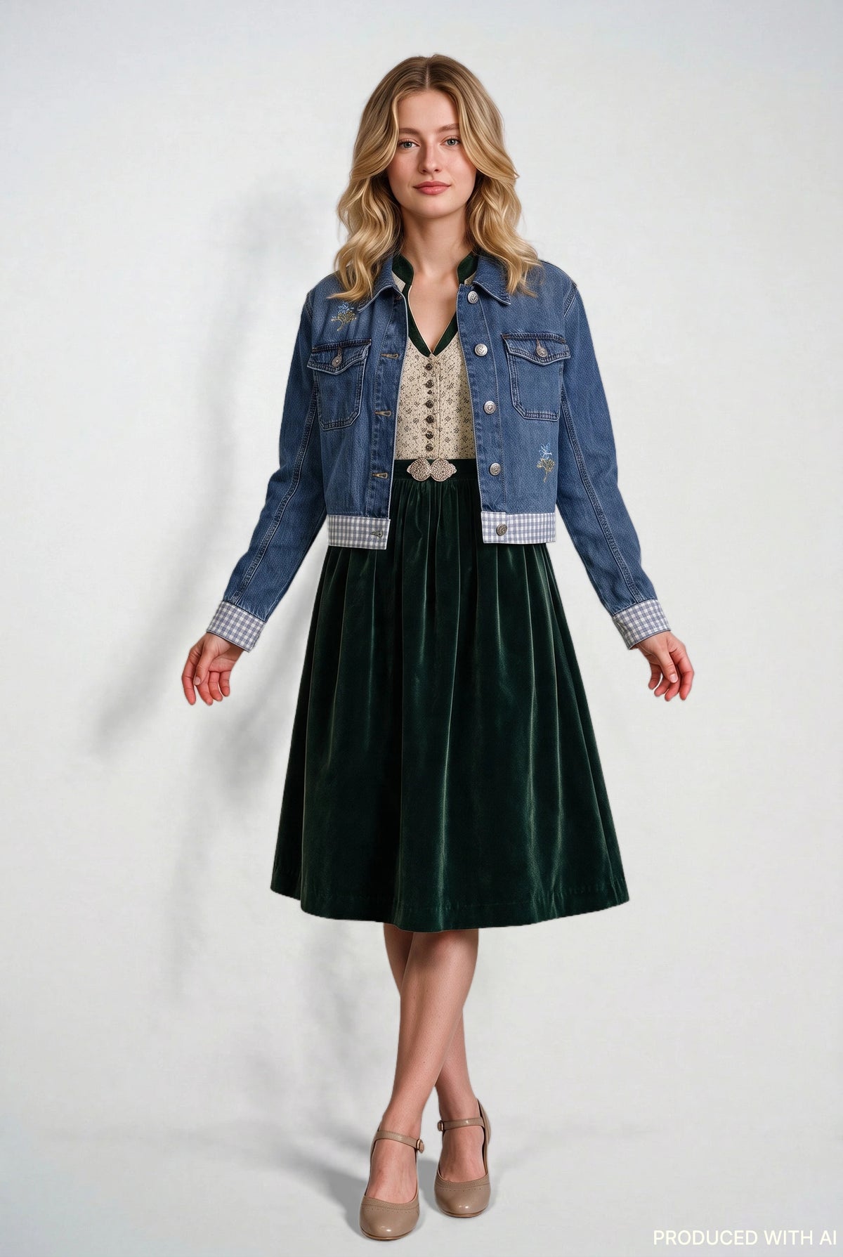 Jeansjacke Dirndl Darling