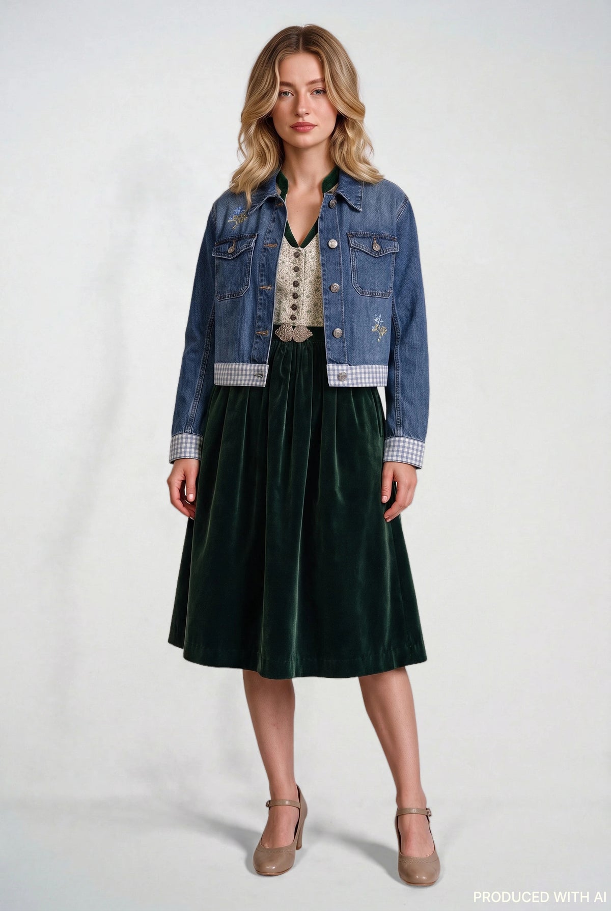 Jeansjacke Dirndl Darling