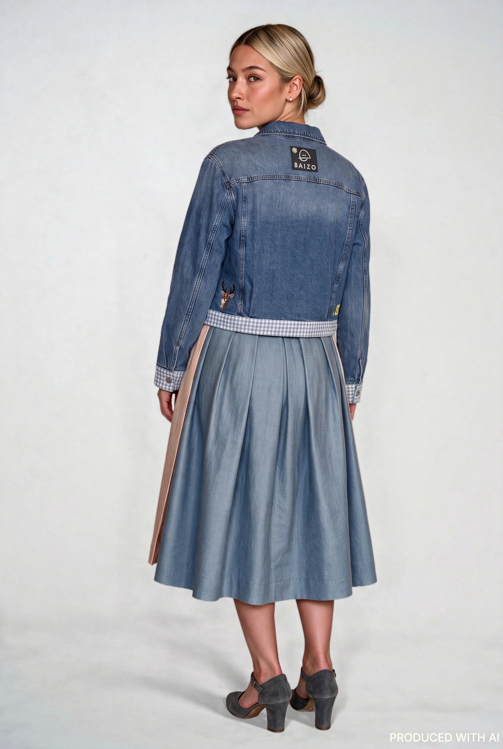 Jeansjacke Wiesn Edition