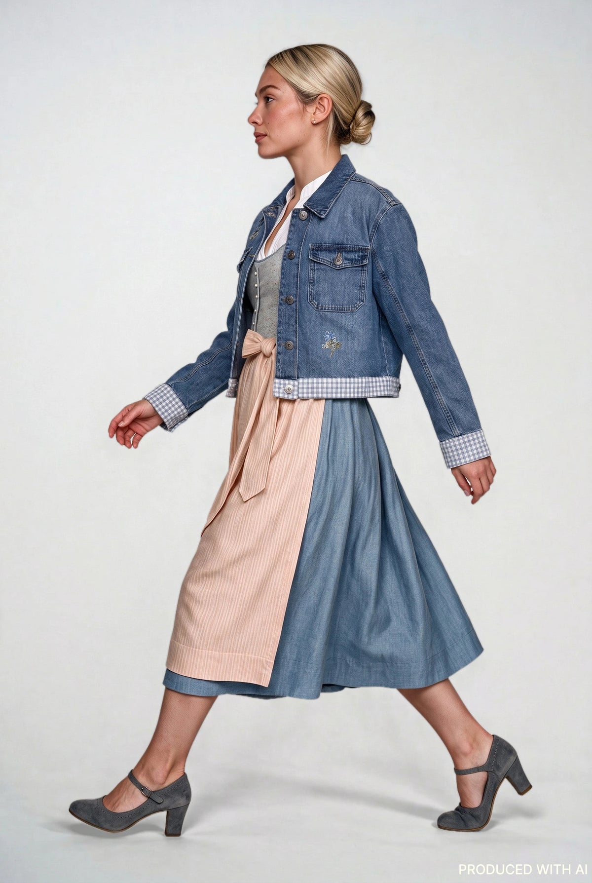 Jeansjacke Wiesn Edition
